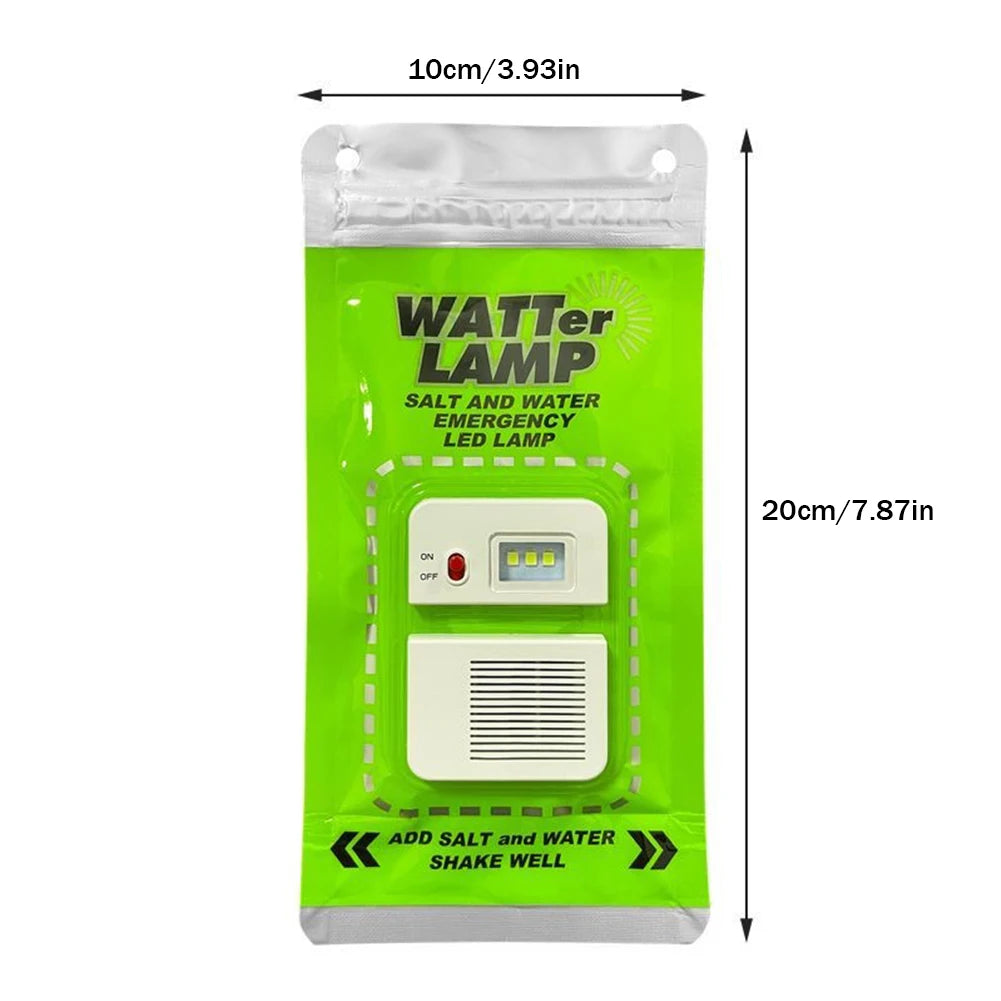 Strike Algo solution for emergency/adventures/camping for LED/ LIGHT holding/ power up to 140 hours to 200 hours without any Battery or pollution to environment. It is sustainable for nature camp the only you need is Salt + Water!